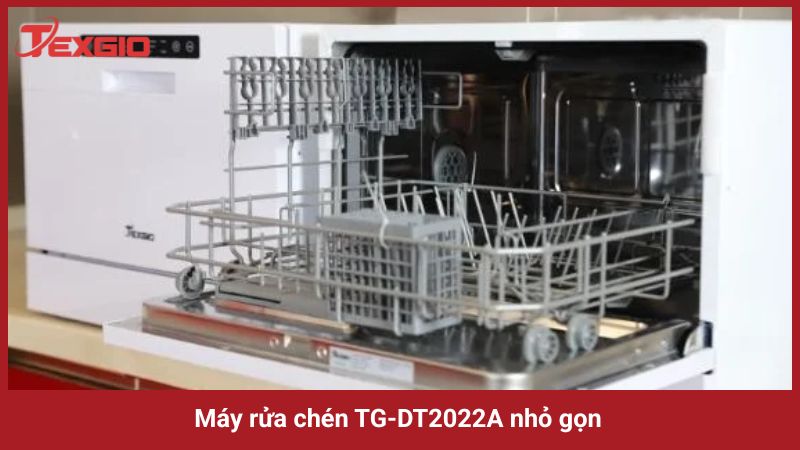Máy rửa chén TG-DT2022A nhỏ gọn