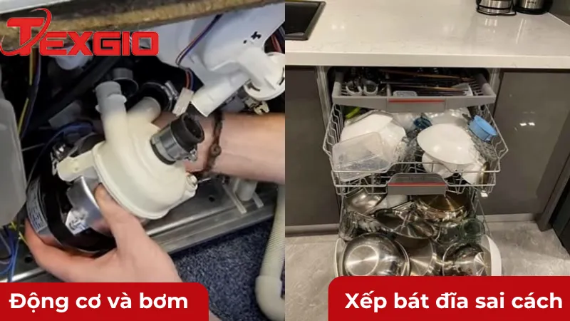 Các yếu tố quyết định tiếng ồn của máy rửa bát