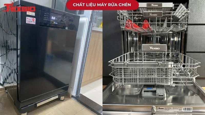 chất liệu máy rửa chén gia đình cao cấp