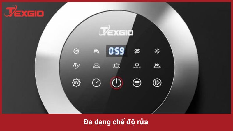 Máy rửa bát đa dạng chế độ rửa
