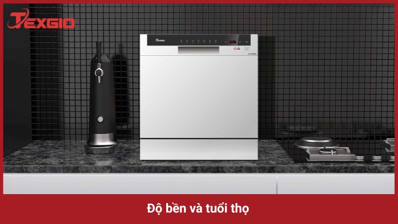Máy rửa bát có độ bền và tuổi thọ cao