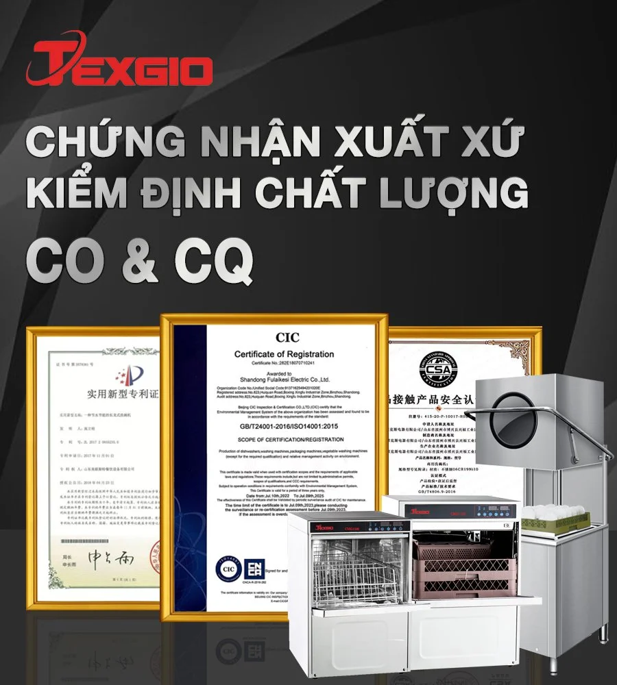 giấy chứng nhận CO và CQ