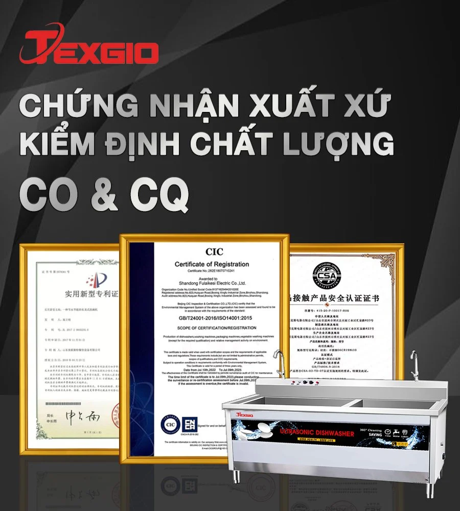 giấy chứng nhận CO và CQ