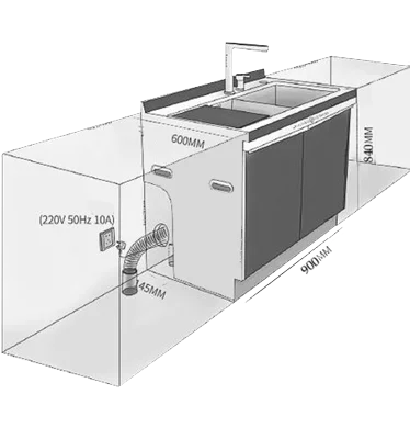 kích thước lắp đặt Tgwfc88