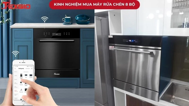 Kinh nghiệm mua thiết bị rửa chén bát 8 bộ