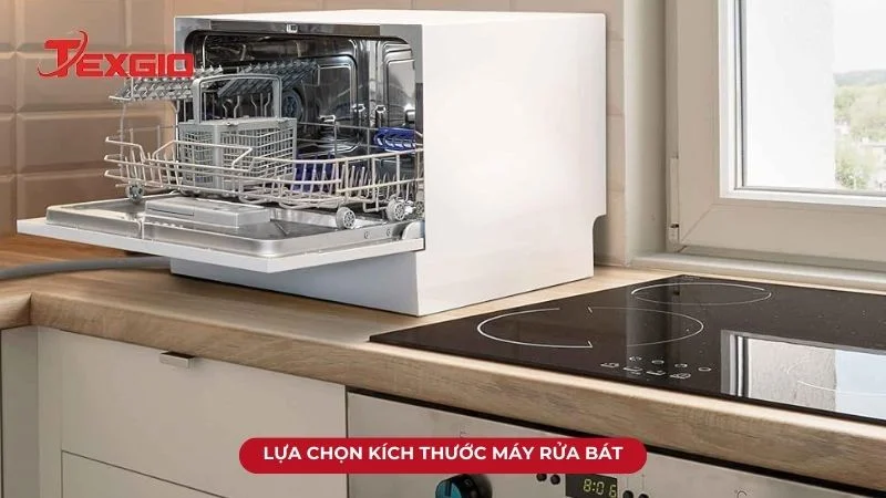 Lựa chọn kích thước máy rửa bát phù hợp