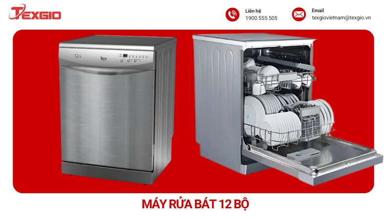 Máy rửa bát 12 bộ chính hãng