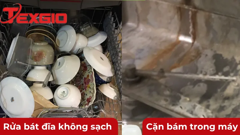 Máy rửa bát hết nước bóng ảnh hưởng trực tiếp đến chất lượng rửa