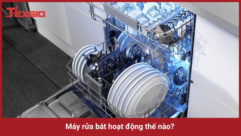 Máy rửa bát hoạt động thế nào