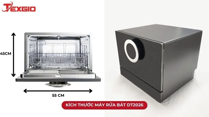 Máy rửa bát kích thước 6 bộ