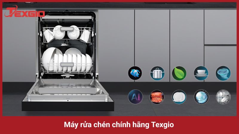 Máy rửa bát chính hãng Texgio