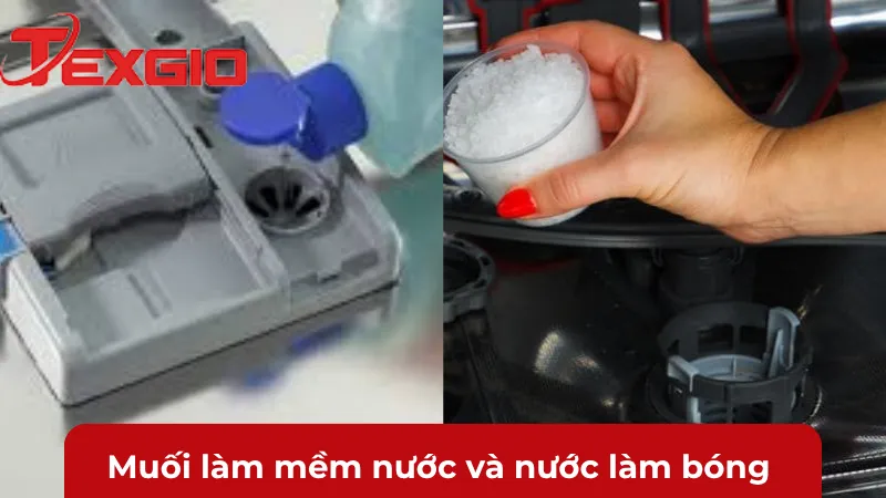 muối làm mềm nước và nước làm bóng