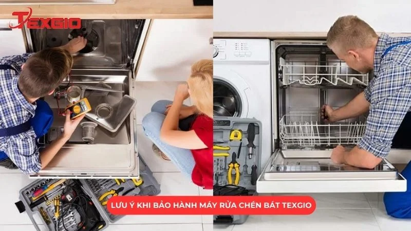 Những lưu ý khi bảo hành thiết bị rửa bát Texgio