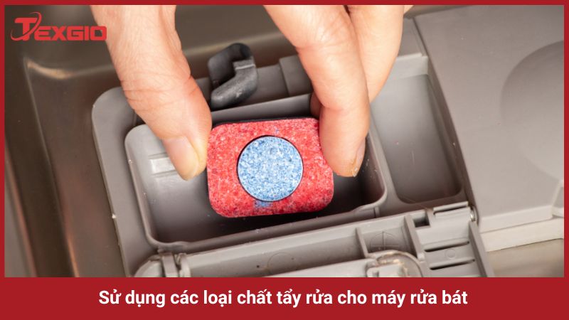 Sử dụng các loại chất rửa phù hợp cho máy