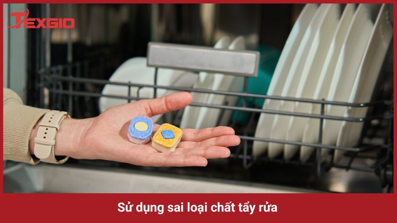 Sử dụng sai loại chất tẩy rửa