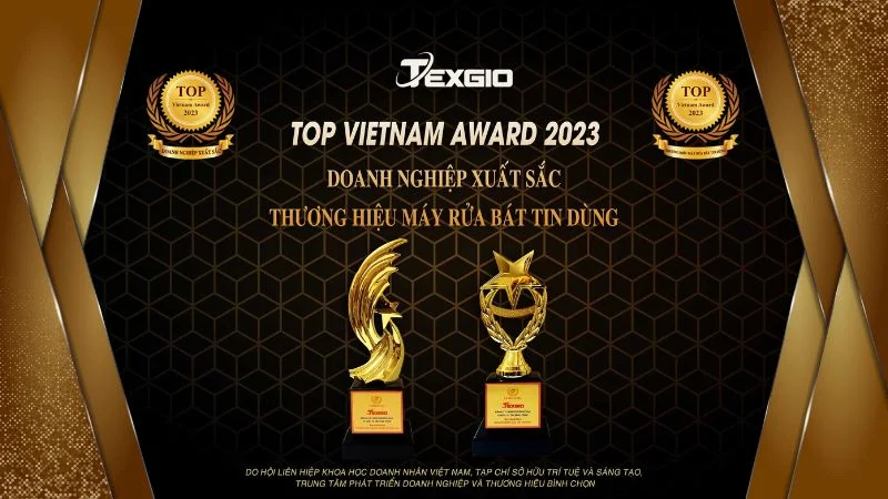 Texgio nhận cú đúp giải thưởng của Top VietNam award 2023