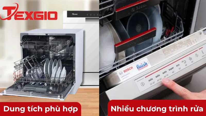 tiêu chí cần xem xét để lựa chọn máy rửa bát