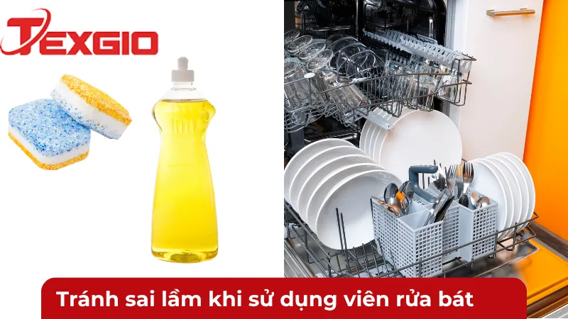 Tránh sai lầm sử dụng viên rửa bát