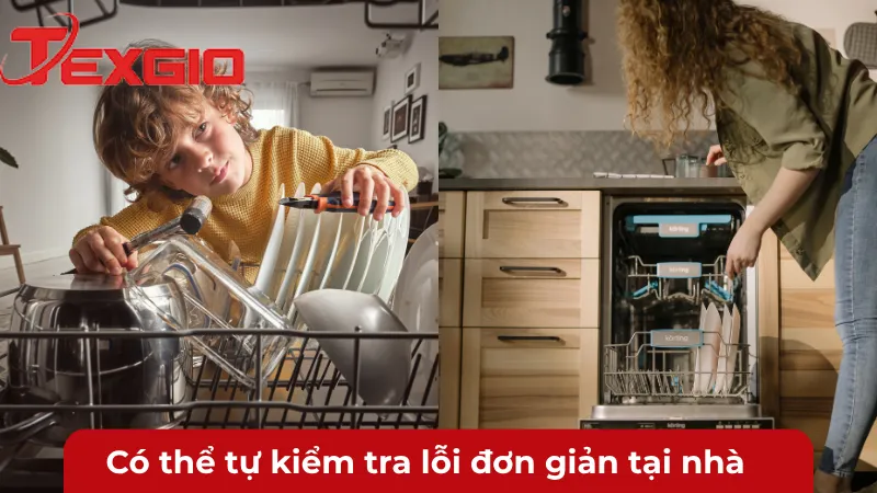tự kiểm tra và khắc phục máy rửa bát có mùi khét tại nhà 
