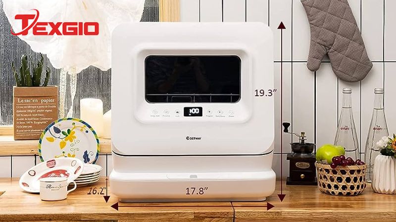 Ưu điểm tiết kiệm điện nước, nhỏ gọn dễ bố trí của máy rửa bát mini